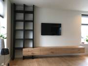 Zwevend TV-meubel & Boekenkast